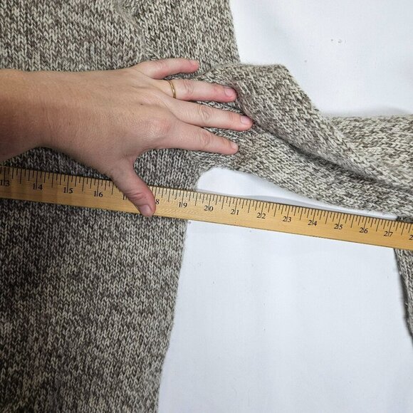 Boathouse Row Vintage Mens Wool Knit Henley‎ Fishermans Sweater Classic Beige XL - Picture 13 of 14